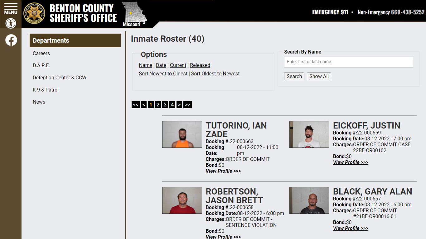 Inmate Roster - Benton County MO Sheriff’s Office